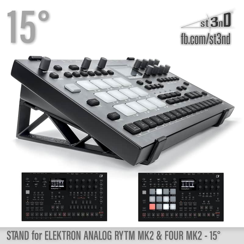STAND for ELEKTRON ANALOG RYTM MK2 / ANALOG FOUR MK2 - 15° image 1