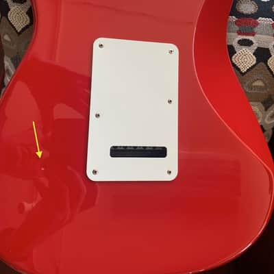 Fender Standard Stratocaster with Vintage Tremolo, Maple Fretboard 1991 - 1997 - Crimson Red Metallic image 13