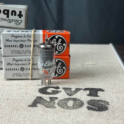 General Electric  Matched pair 6ak6 Pentode NOS GE NIB condition new and match amplitrex at1000 test image 3