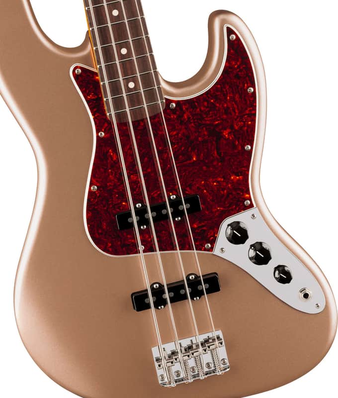 Fender American Professional Classic Jazz Bass, RW Fingerboard, Faded Firemist Gold image 1
