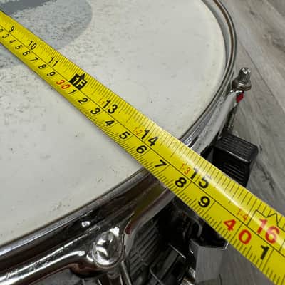 Vintage Pearl 14” x 6.5” Snare Drum / 10-Lug / Steel Shell #OF28 image 10