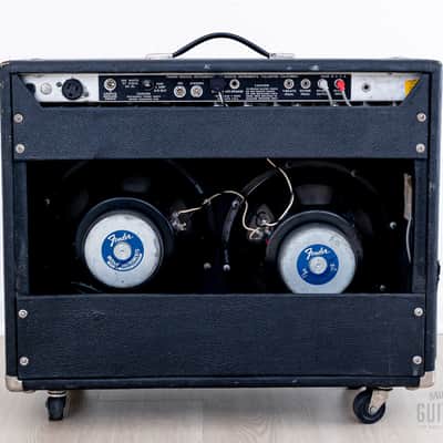 1976 Fender Twin Reverb Silverface Vintage Tube Amp, Serviced & Retubed image 8