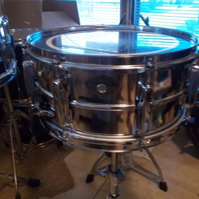 Vintage 90's Tama Rockstar Snare Drum 14 x 6.5 Super Clean image 3