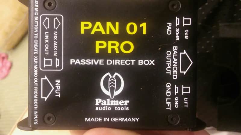 Palmer Pan 01 Pro Passive Stereo-to-mono Summing DI Direct Box image 1