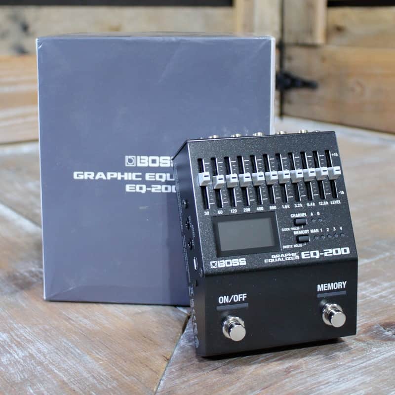 Used Boss EQ-200 Graphic Equalizer Effect Pedal with Original Box image 1