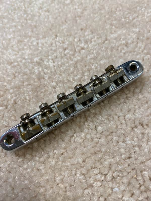 Vintage original, Gibson Tune o magic bridge 1970’s Chrome image 1
