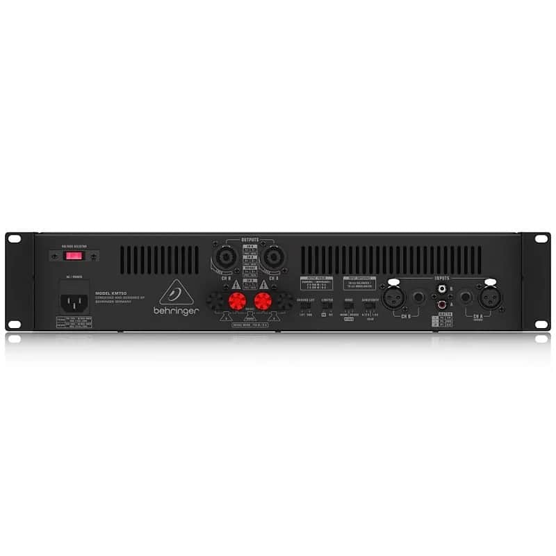 Behringer KM750 750-Watt Stereo Power Amp with ATR Accelerated Transient Response image 2