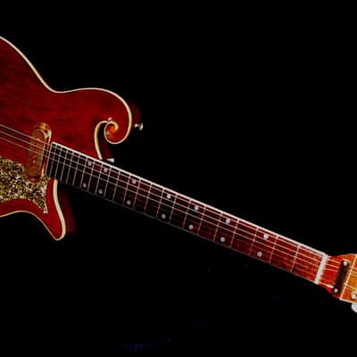 Premier Multi-Vox E275 1958 Natural Mahogany. THE SCROLL GUITAR. Incredible & Rare. Collectible.. image 9