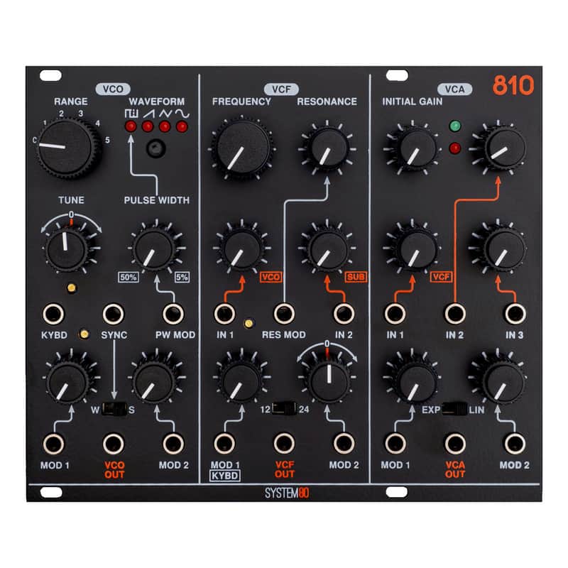 System80 810 MK II Eurorack Synth Voice Module image 1