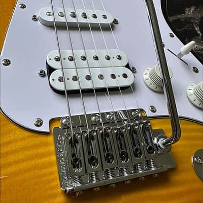 Aslin Dane AST-4 Strat style - 3 Tone Sunburst image 5