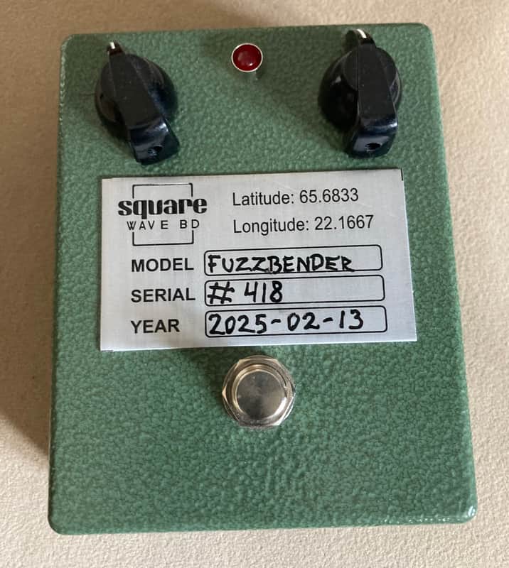 Square Wave BD Fuzzbender 2025 - Green image 1