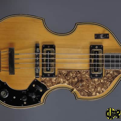 Hofner 5000/1B Super Beatles Bass 1972 Natural image 3