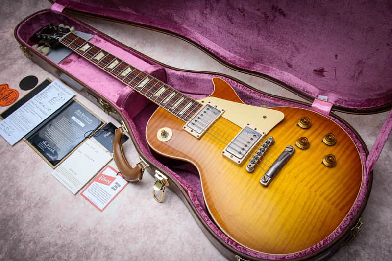 GIBSON USA Custom Shop 60th Diamond Anniversary '59 Les Paul Standard Reissue "Iced Tea Fade VOS" (2018) image 1