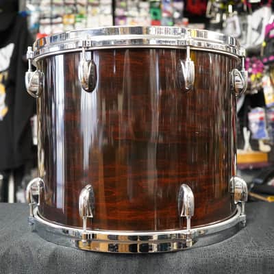 Vintage 1980s Gretsch USA Custom Series Rare 15" Maple Tom - Dark Walnut Stain Lacquer | 12x15" image 15