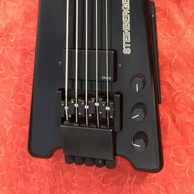Steinberger XL5 Black 1990 original fretless RARE image 14