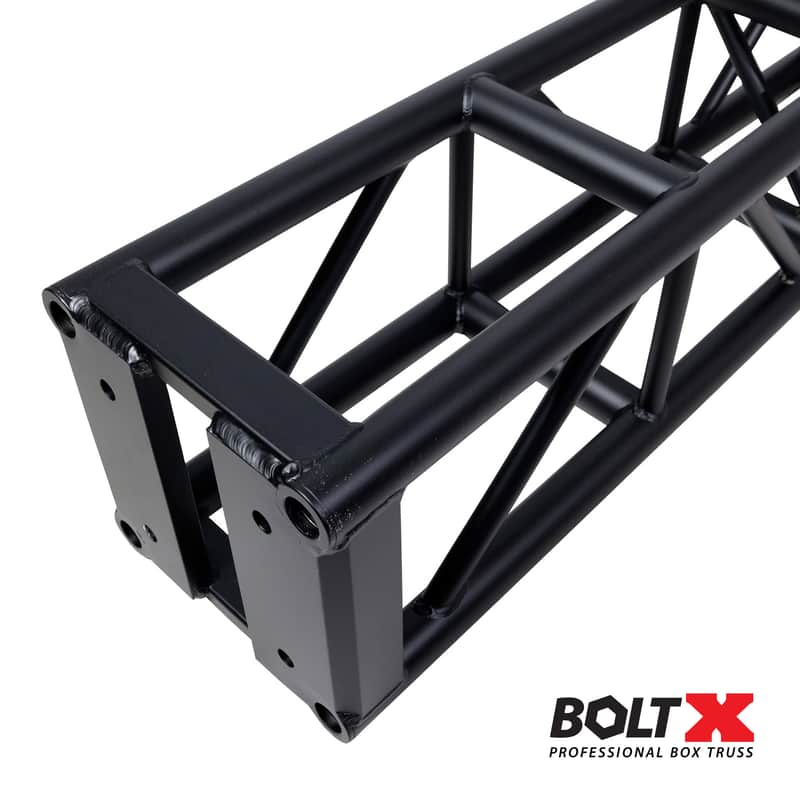 ProX XT-BT1208 BLK 8 Ft. BoltX Black Bolted 12" Professional Box Truss 3mm Wall image 1
