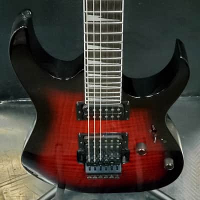 Ibanez GRG320FA-TRB Gio 2024 - Present - Transparent Red Burst w/FREE Pro Set Up image 3