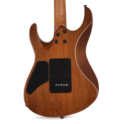 Suhr Custom Modern Trans Caramel w/ CME-Selected Waterfall Burl Maple Top (Serial #88105) image 4