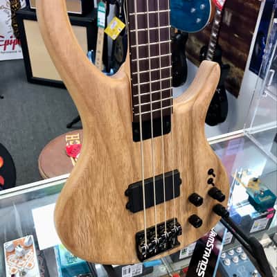 Tobias Growler IV 4 String Bass, Satin Natural with Soft Case - Mint image 3