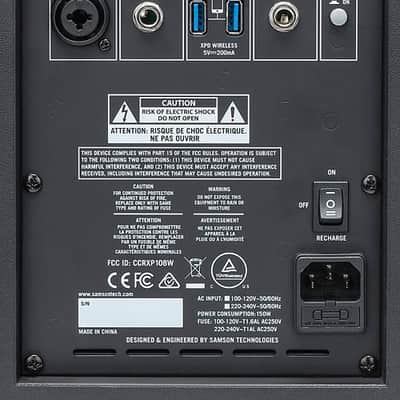 Samson Expedition XP208w Rechargeable Portable PA with Handheld Wireless System and Bluetooth® image 5