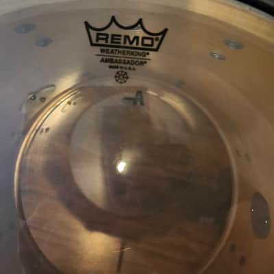 Ludwig 1970 18" Floor Tom with Legs Black Excellent Condition image 7