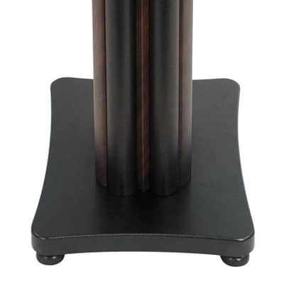 Rockville ELITE-5B 5.25" Bookshelf Speakers w/Bluetooth+36" Dark Wood Stands image 5