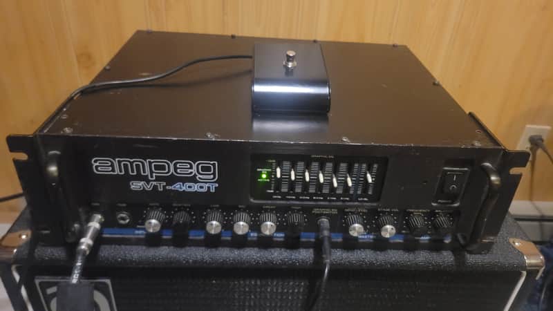 Ampeg SVT-400T 400-Watt Rackmount Bass Amp Head - Black image 1