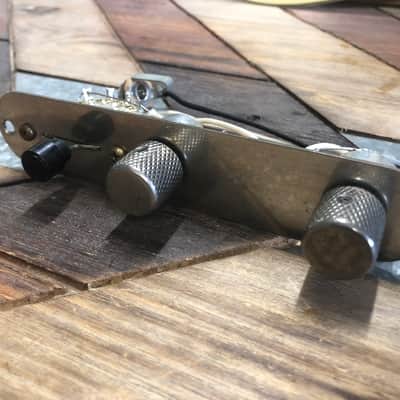 Real Life Relics Aged Nickel Telecaster® Control Plate with Knobs Nashville Type (Pre-wired Harness)    [AC7]