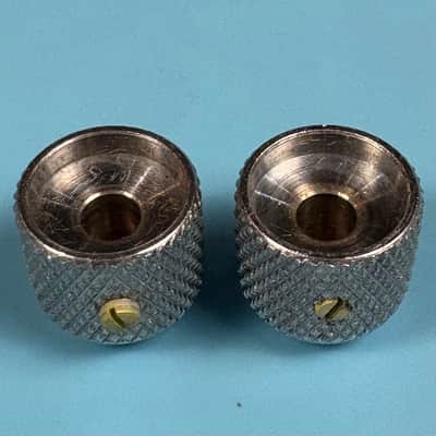 1950s Fender Knurled Dome Knobs for Vintage Broadcaster / Nocaster / Telecaster / Esquire / Blackguard / Champ / Precision Bass! image 4