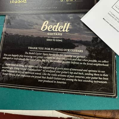 Bedell Breedlove Brazilian Rosewood Brand New With Cities passport image 10