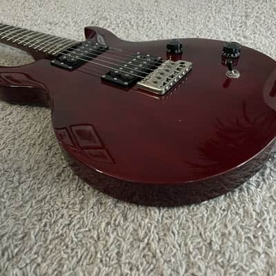 PRS SE Santana Signature 2017 HH Vintage Cherry Red Paul Reed Smith Guitar image 4