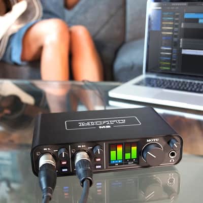 MOTU M2 USB-C Audio Interface 2019 - Present - Black image 6
