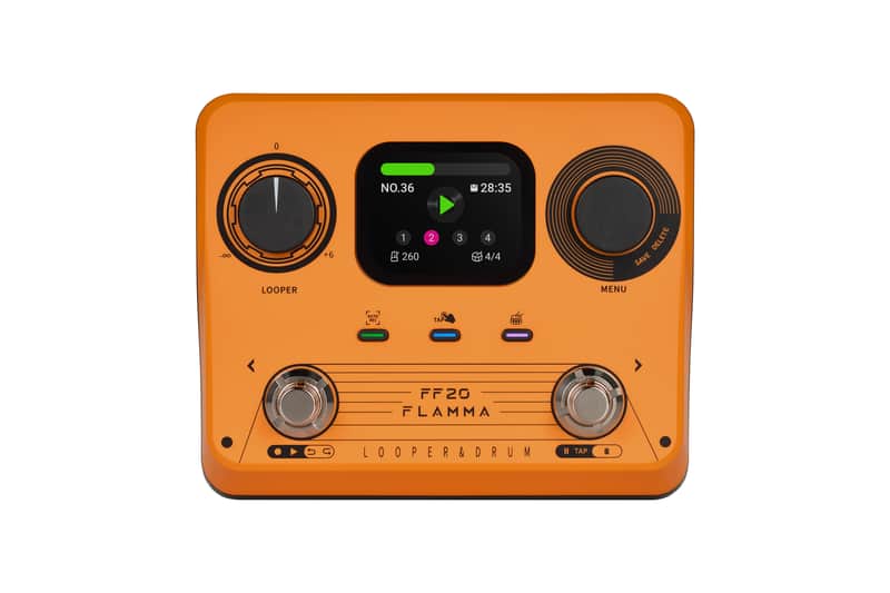 FLAMMA FF20 Stereo Dual Footswitch Looper Drum Machine Pedal,Price include the import duty to USA image 1