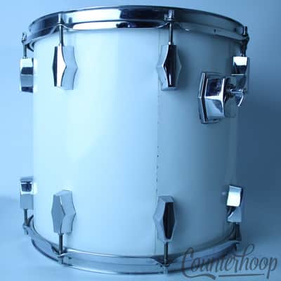 *Corder/Fibes 14x13"Tom Drum 6ply Jasper Maple/Gum Darwin Rack/Floor Vintage 80s image 5
