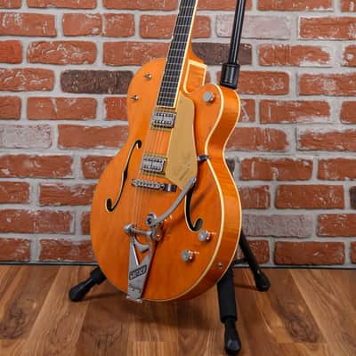 Gretsch G6120T-BSNV Brian Setzer Signature Nashville Hollow Body ‘59 Smoke with Bigsby Satin Orange Smoke 2025 w/OHSC image 5