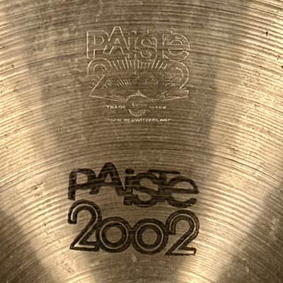 16” Paiste 1976 Black Label 2002 Crash Cymbal 1120g *Video Demo* image 4