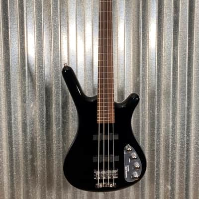 Warwick RockBass Corvette Basic Black Active Short Scale 4 String Bass & Bag Blem #1021 image 2