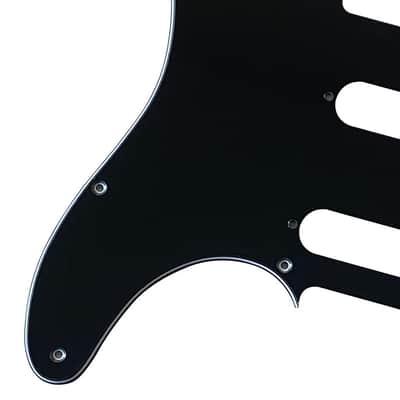 New 3 Ply Black Fits Fender Telecaster Double ST Single Coil Guitar Pickguard image 3