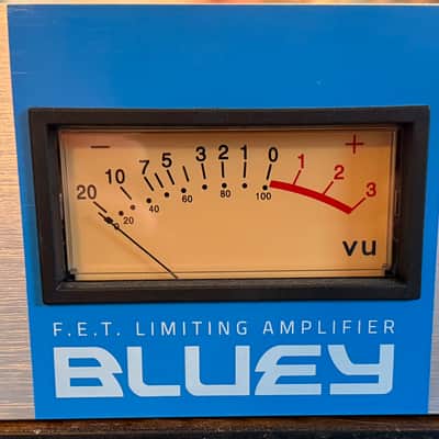 Black Lion Audio Bluey FET Limiting Amplifier / Compressor 2019 - Silver with Blue Stripe image 2
