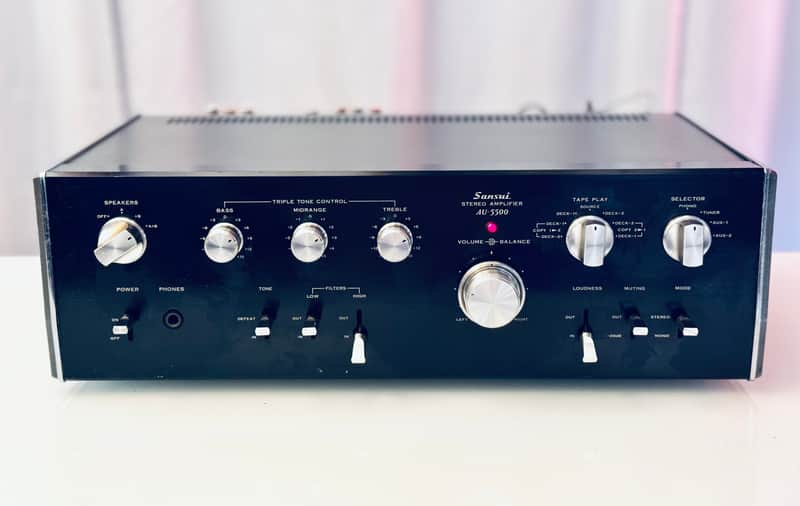 💥💥💥Vintage SANSUI AU-5500 Integrated amplifier - Serviced +