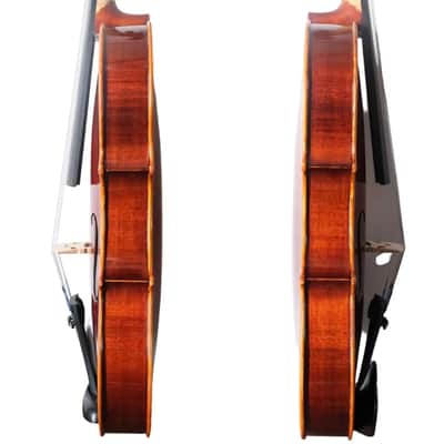 Handmade 4/4 Violin Outfit, Italian Spruce Top, Maple Back,Rich Tone, Case & Bow image 7