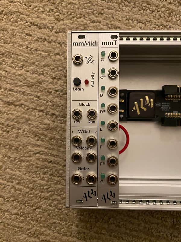 ALM/Busy Circuits ALM023 mmMidi Midi to CV Interface Eurorack Synth Module 2019 - Present - Silver image 1