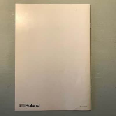 Roland TR-626 Owners Manual, Operation Chart, and Preset Rhythm Score image 5