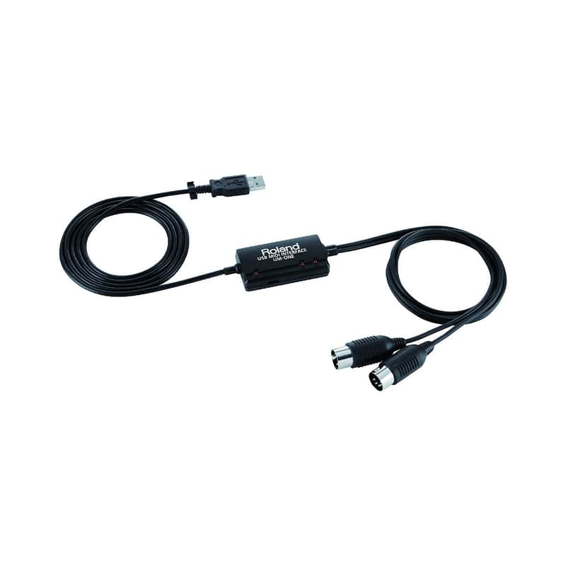 Roland UM-ONE-MK2 One in Two Out Midi Cable image 1