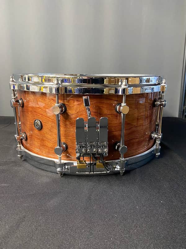 Bubinga Wood Snare Drum Symphonic M1-14" x 6.5" image 1