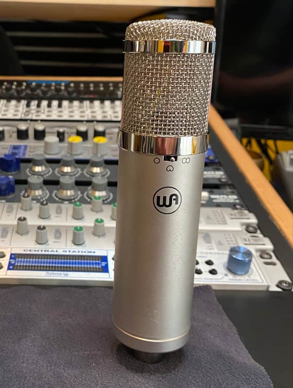 Warm Audio WA-47jr Large Diaphragm Multipattern FET Condenser Microphone 2018 - Present - Nickel image 1