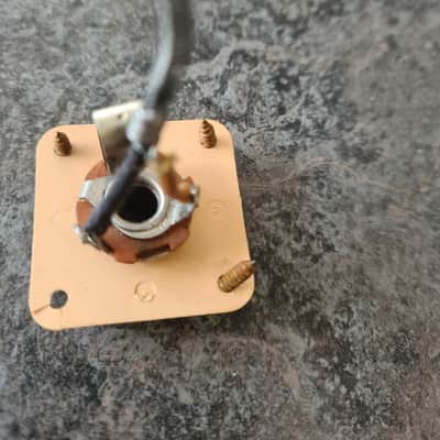 Gibson Les Paul jack socket, plate & screws Switchcraft 1960s 1970s image 7