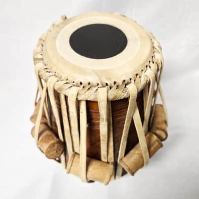Unknown Steel and Wood Handmade Tabla Set Unknown - Wood and Steel image 3