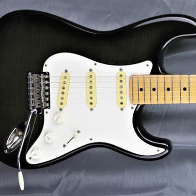 Fender Stratocaster ST'58 1992 - Blackburst Flame - RARE 'order made' Nitro japan import image 3