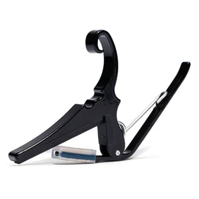 Kyser Quick Change Classical Guitar Capo, Black (Flat Radius) - KGCBA image 3